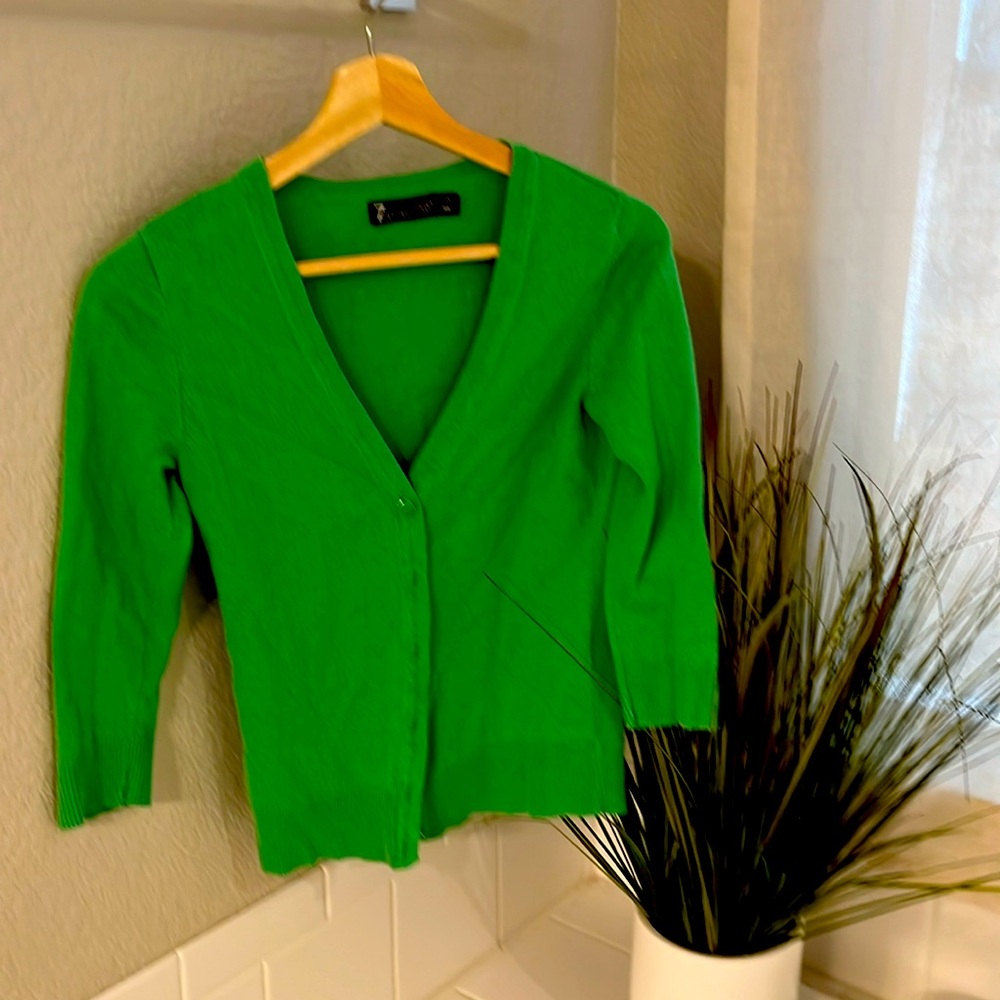 New York and Company Green Sweater